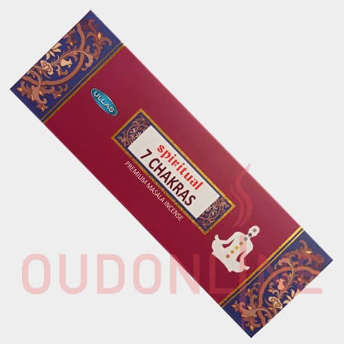عود خوشبو کننده شاخه ای اولاس Ullas مدل اسپرچوال هفت چاکرا (سون چاکرا ) Spiritual 7 Chakras50g