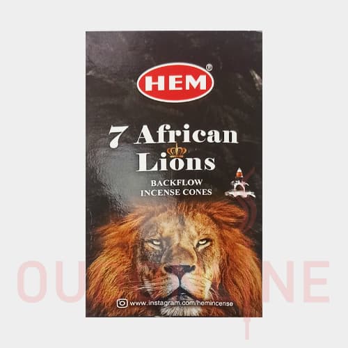 عود خوشبو کننده آبشاری هم Hem مدل سون افریکن لاین ( هفت شیر آفریقایی، 7 شیر آفریقایی )7 African Lions