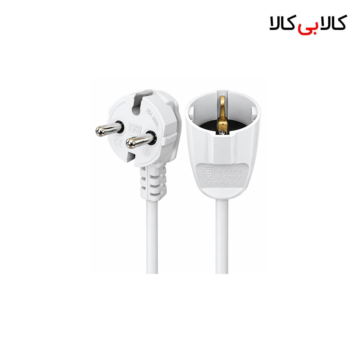 کابل رابط برق نر و ماده (افزایش طول) 5 متری ضخیم | 5m Power Extension Cable