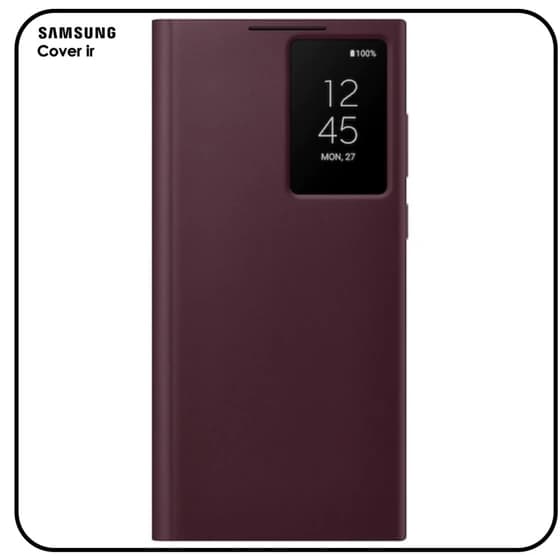 کیف کلاسوری سنسوردار اصلی سامسونگ Galaxy S22 Ultra مدل Clear View Cover (خرید مطمئن از نمایندگی رسمی سامسونگ)