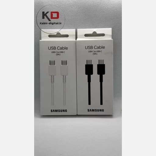 کابل شارژ اصلی سوپرفست و انتقال اطلاعات سامسونگ S24 Ultra ساخت ویتنام