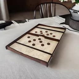 بازی شوتبال و شطرنج و دوز چوبی 3 بازی به قیمت تولیدی — تصویر ۶