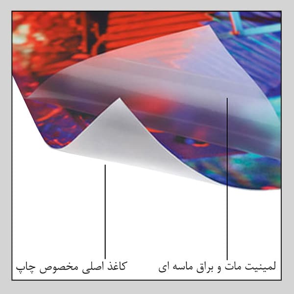پوستر دیواری طرح زمستان مدل دهکده برفی کد FP236 — تصویر ۲