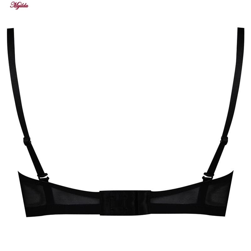 سوتین زنانه لین مدل کاپدار فنردار مشکی کد 4680-702 — تصویر ۳