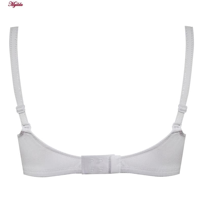 سوتین زنانه لین مدل فنردار سفید کد 4680-606 — تصویر ۳