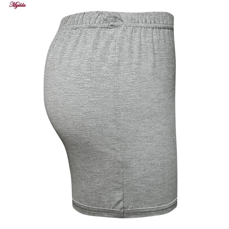 شورت مردانه ماییلدا مدل پادار پنبه ای ملانژ کد 4702-4 بسته چهار عددی — تصویر ۳