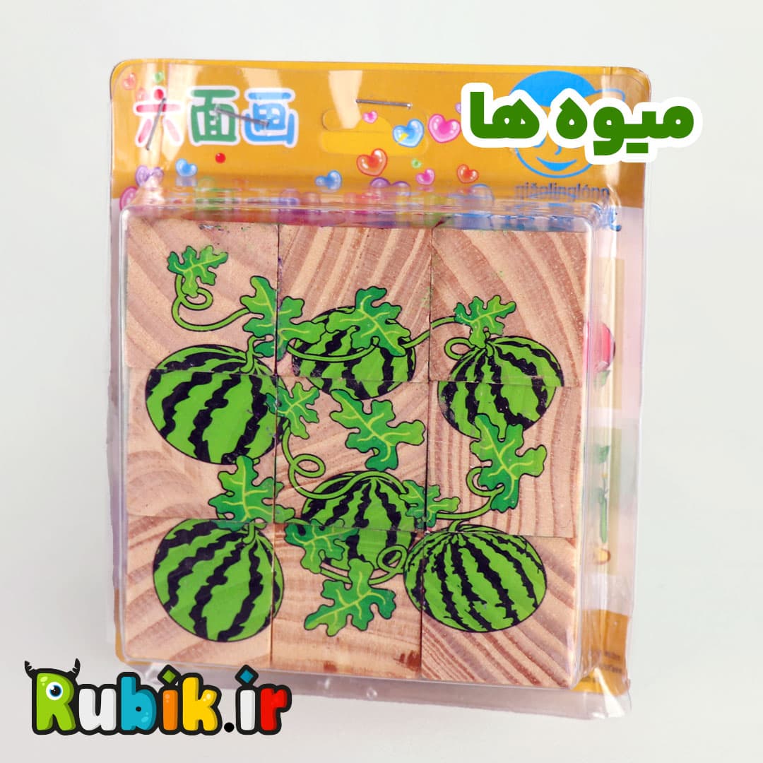 پازل مکعبی 3×3 چوبی — تصویر ۵