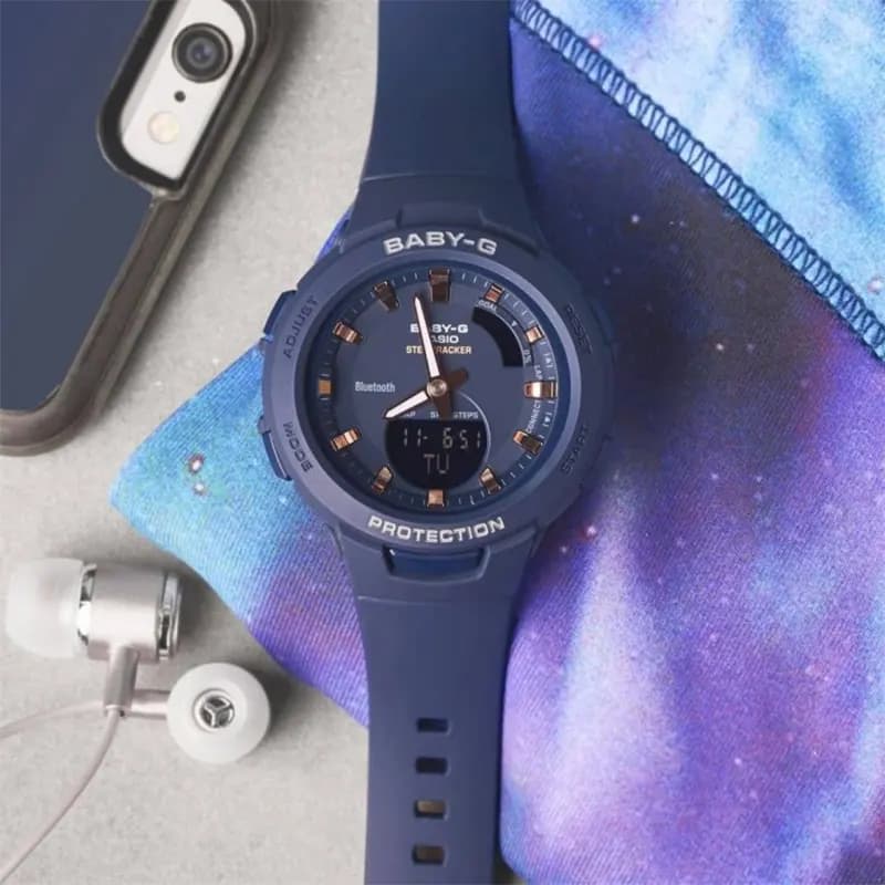 ساعت مچی زنانه کاسیو بیبی جی مدل Casio Baby-G BSA-B100-2ADR — تصویر ۶