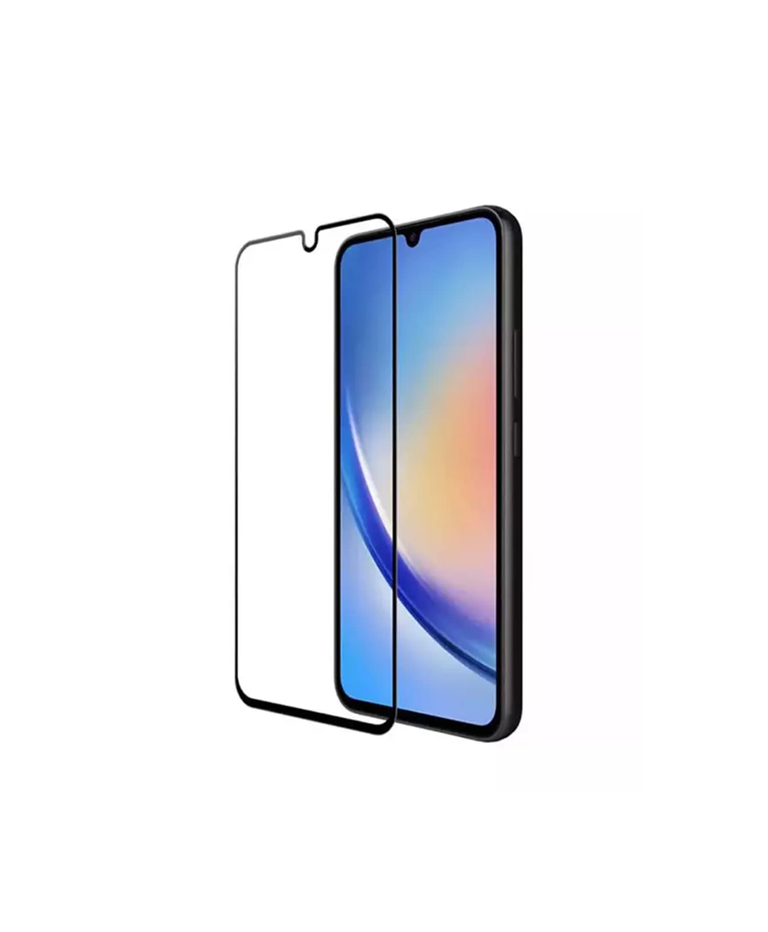 گلس فول Super D مشکی Samsung A34