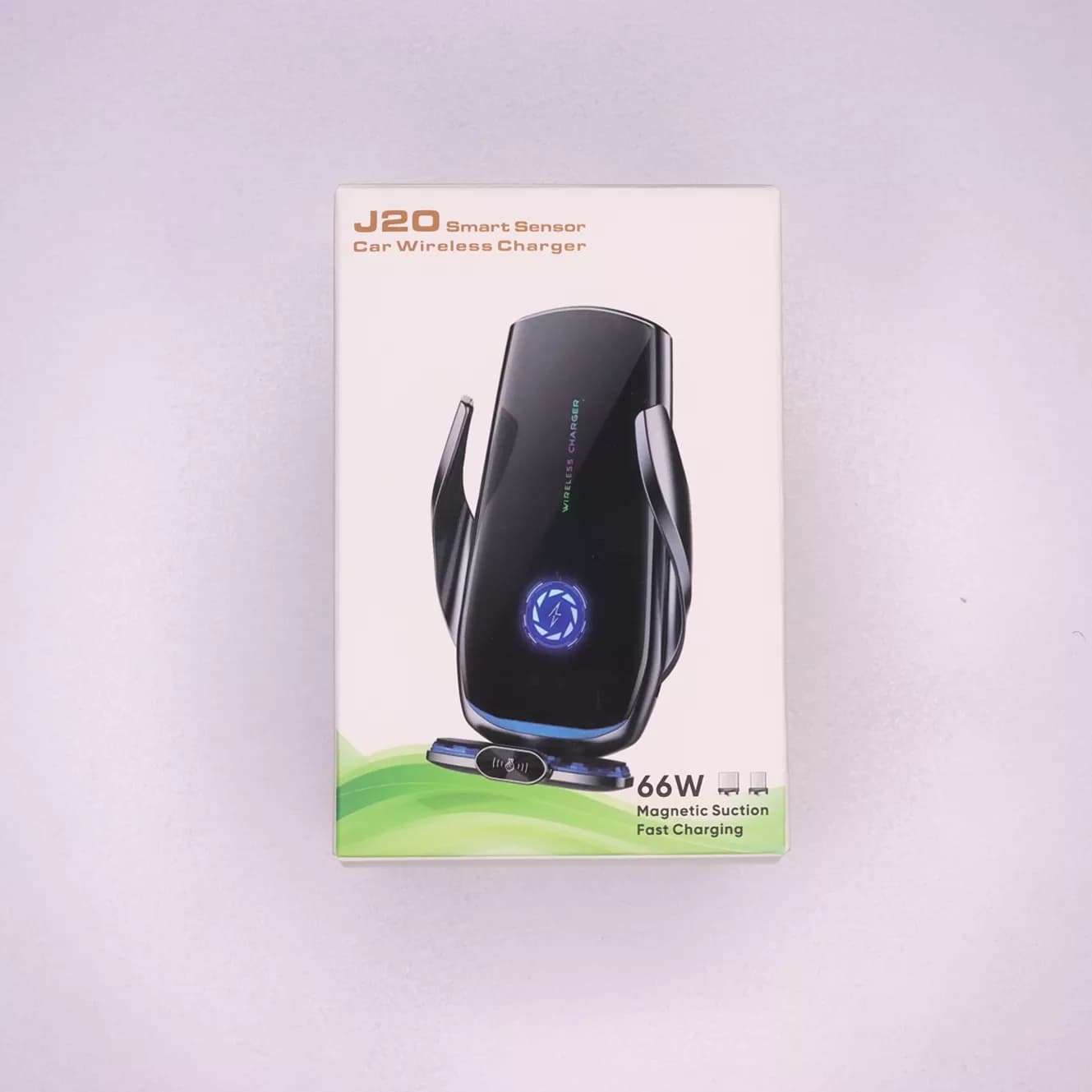 پایه نگهدارنده و شارژر بی‌سیم گوشی مدل J20 — تصویر ۶