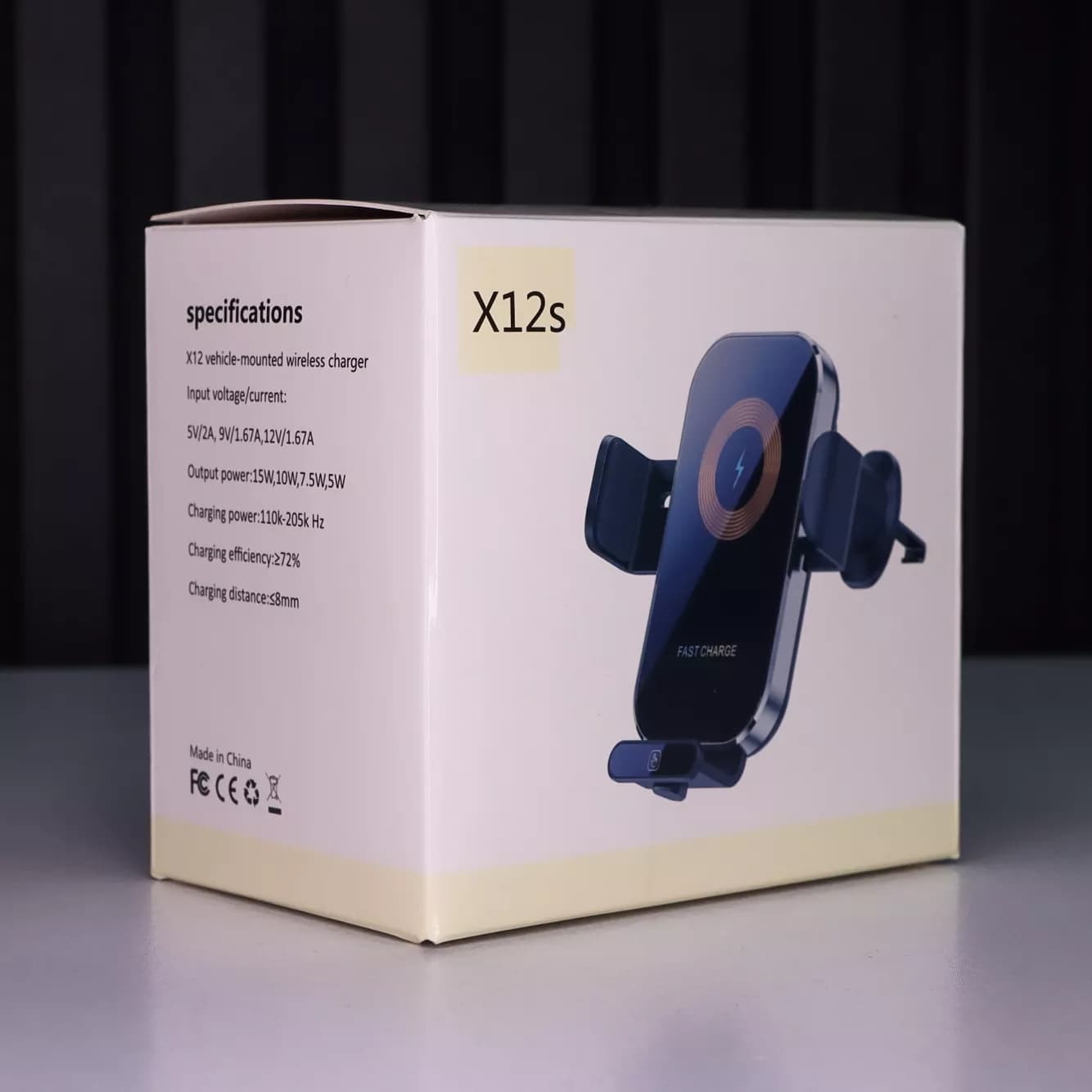 پایه نگهدارنده و شارژر بی‌سیم گوشی مدل X12S — تصویر ۷