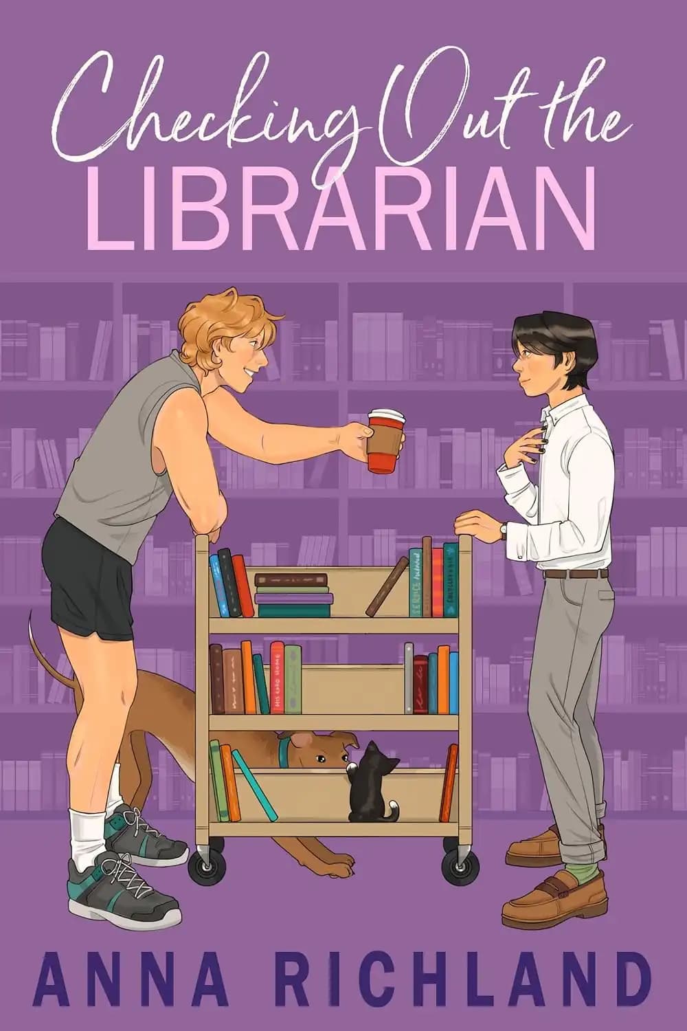 کتاب سر زدن به کتابدار (Checking Out the Librarian) نسخه انگلیسی PDF | آنا ریچلند