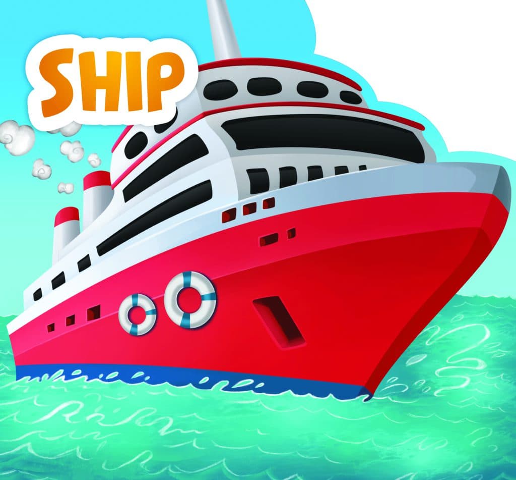 My First Shaped Board Books For Children: Transport – Ship — تصویر ۲