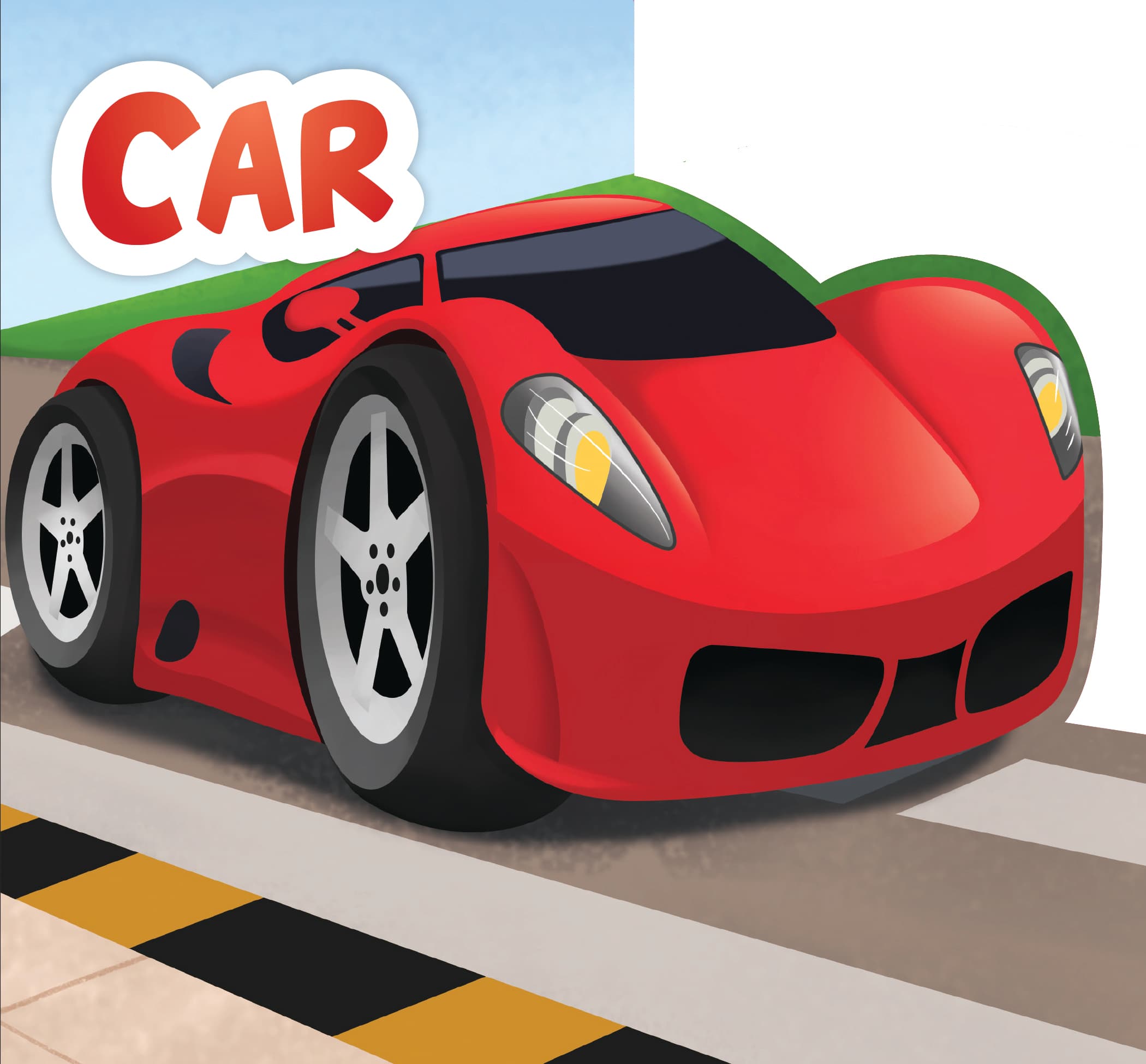 My First Shaped Board Books For Children: Transport – Car