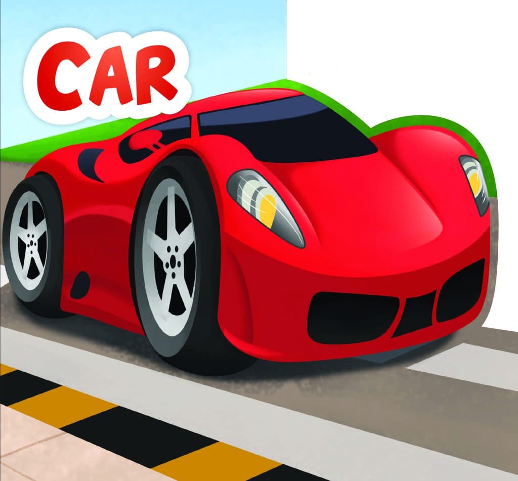 My First Shaped Board Books For Children: Transport – Car — تصویر ۲
