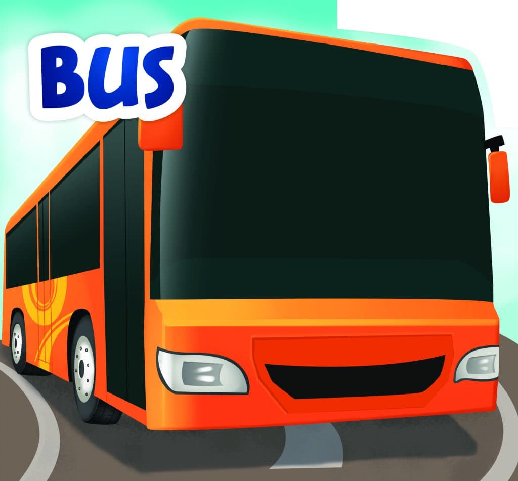My First Shaped Board Books For Children: Transport – Bus — تصویر ۲