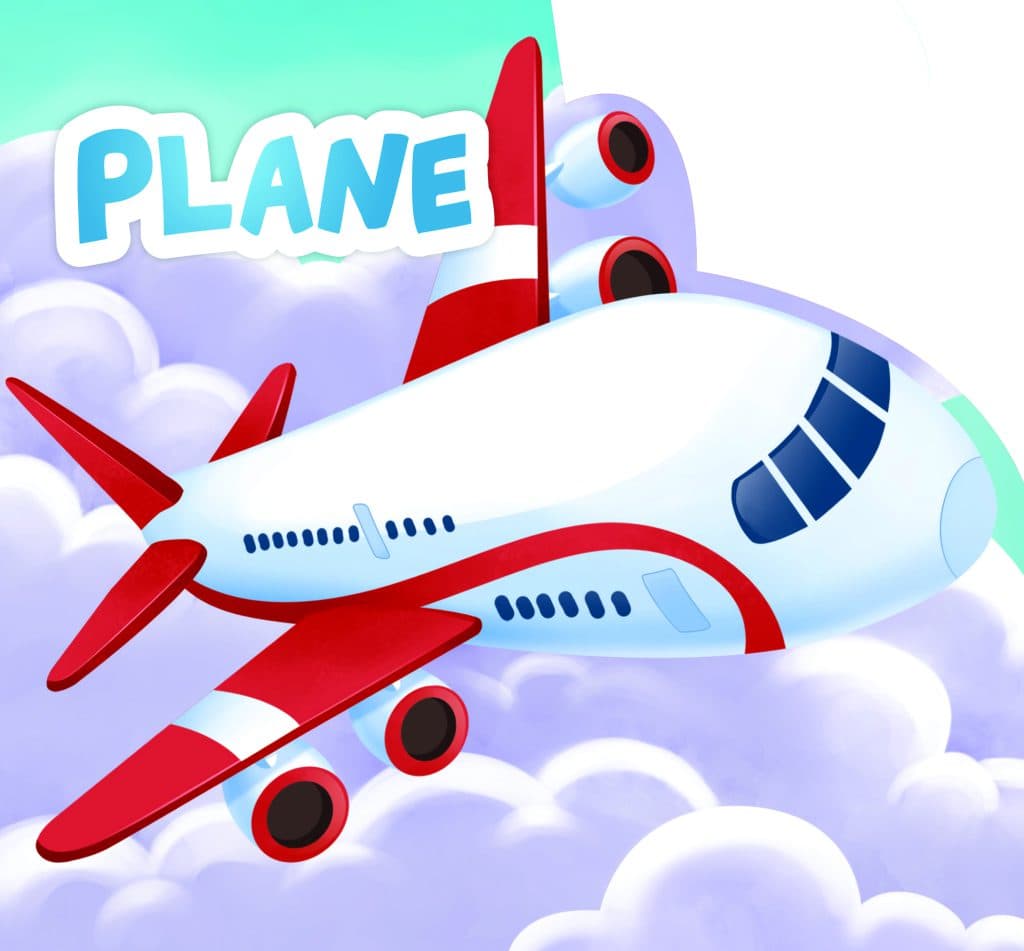 My First Shaped Board Books For Children: Transport – Airplane — تصویر ۲