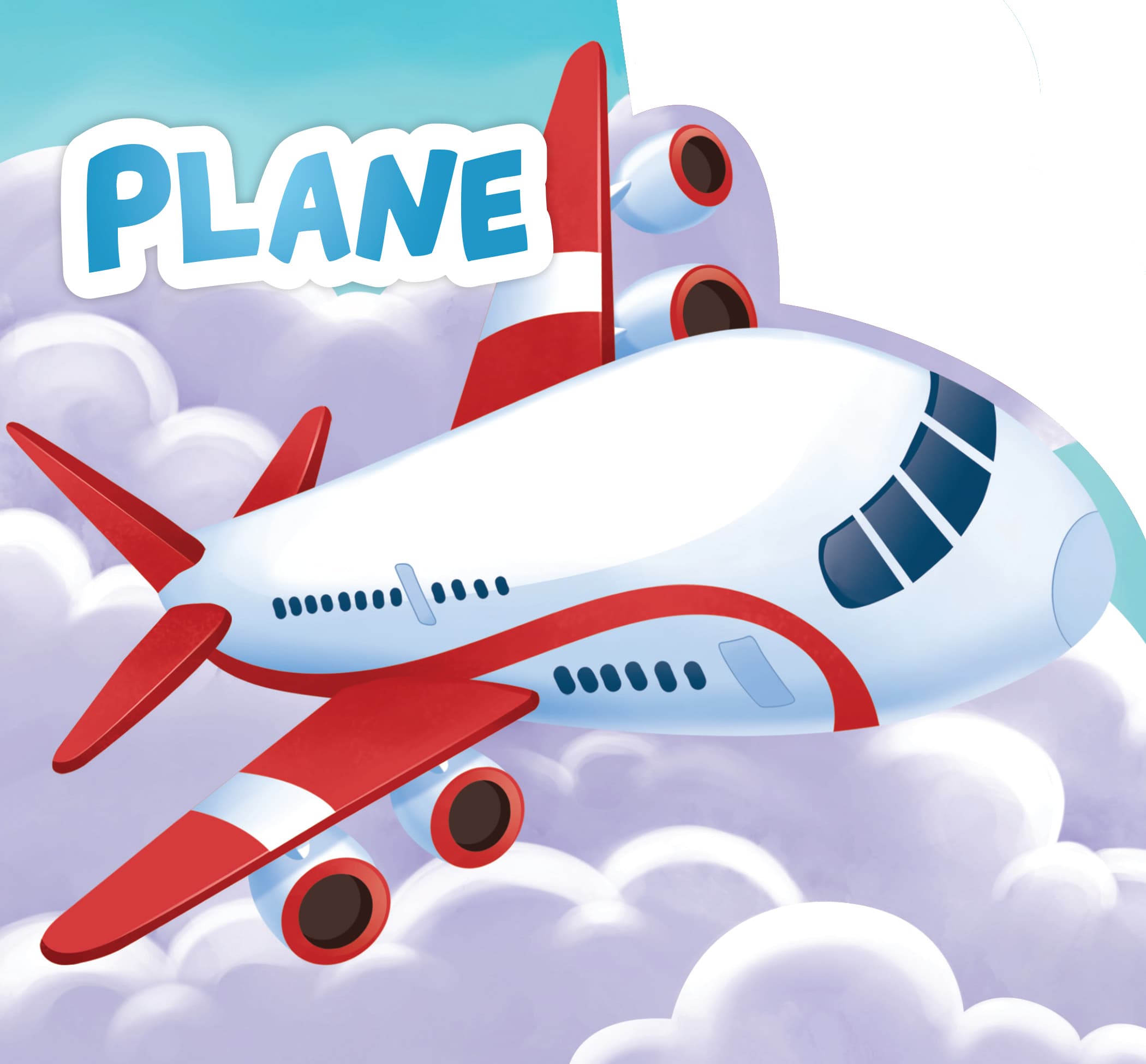 My First Shaped Board Books For Children: Transport – Airplane