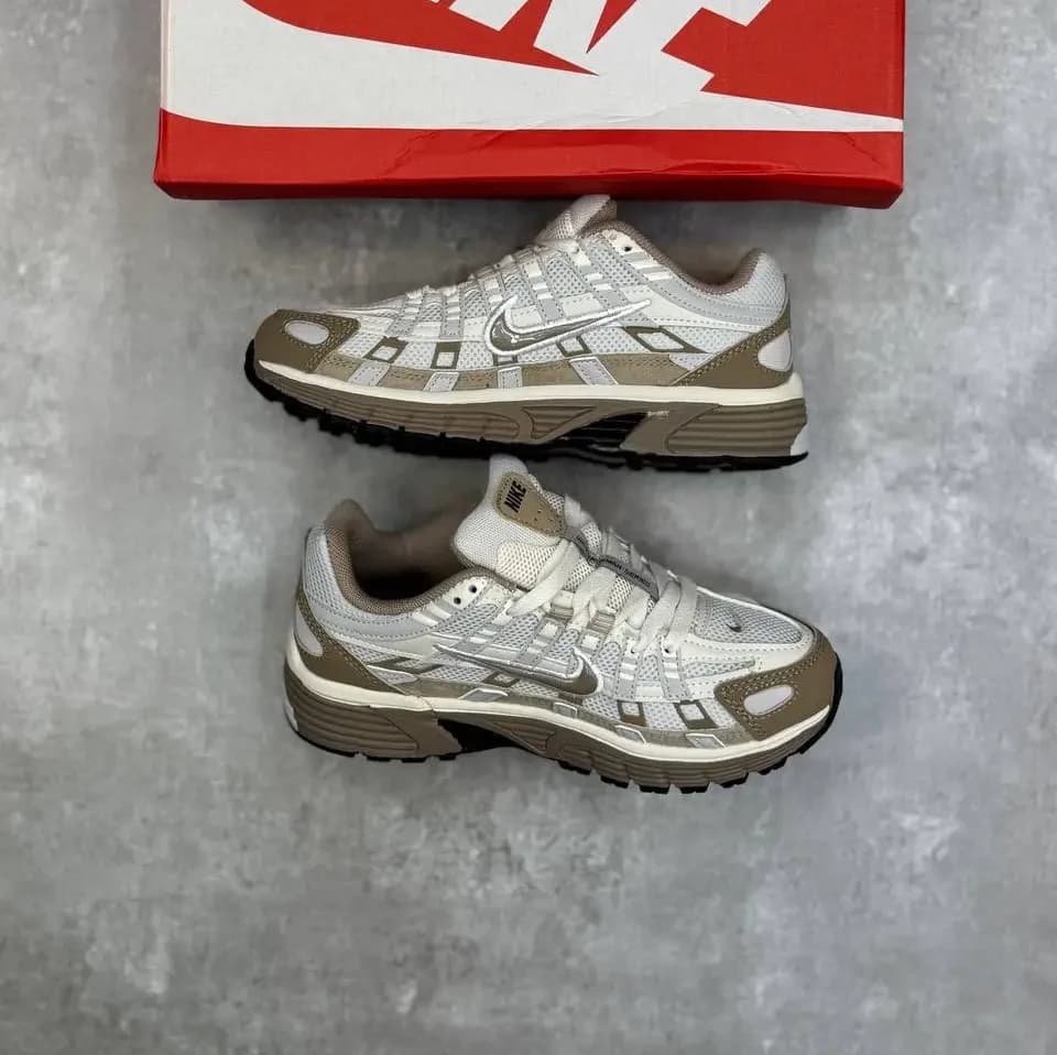 نایک P6000 سفید قهوه‌ای رانینگ |Nike P6000 — تصویر ۵