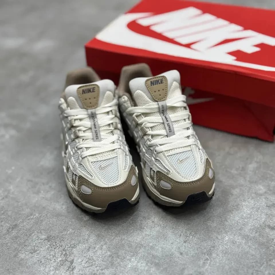 نایک P6000 سفید قهوه‌ای رانینگ |Nike P6000 — تصویر ۳