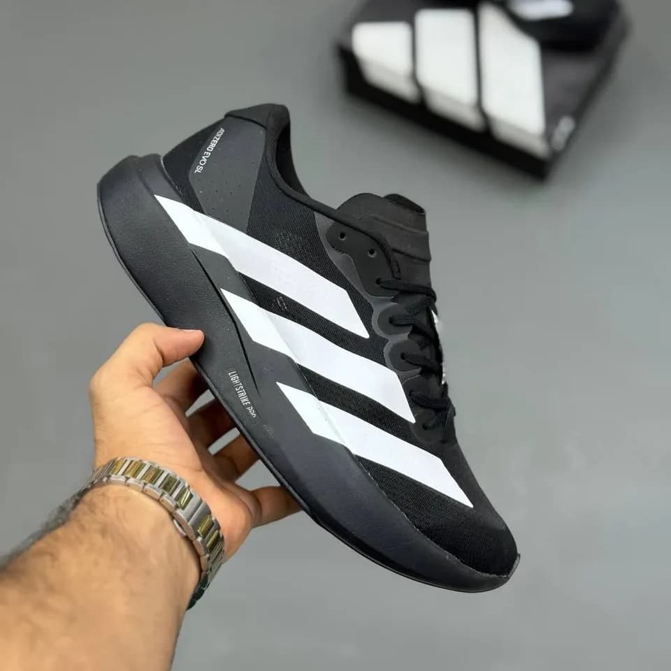 کفش ادیداس ادزیرو سفید مشکی | Adidas Adizero