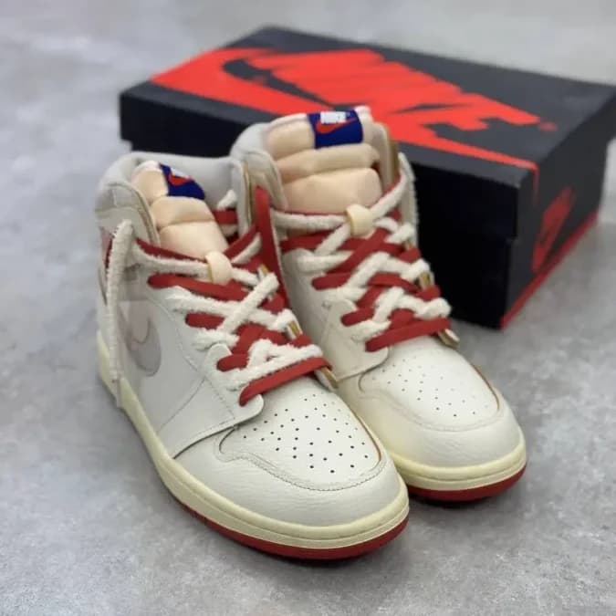 جردن وان ساقدار رد فانتوم دو بندی وارداتی | Air Jordan 1 High Red Phantom — تصویر ۲