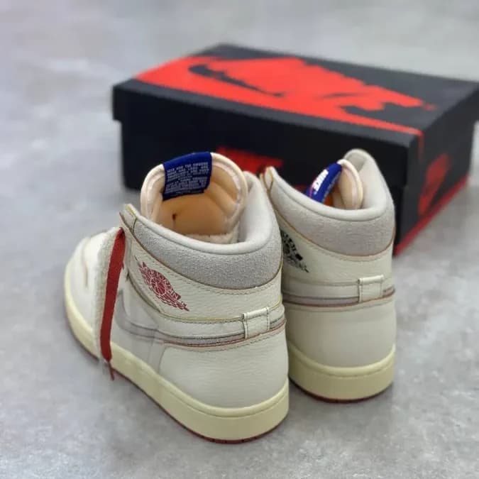 جردن وان ساقدار رد فانتوم دو بندی وارداتی | Air Jordan 1 High Red Phantom — تصویر ۵