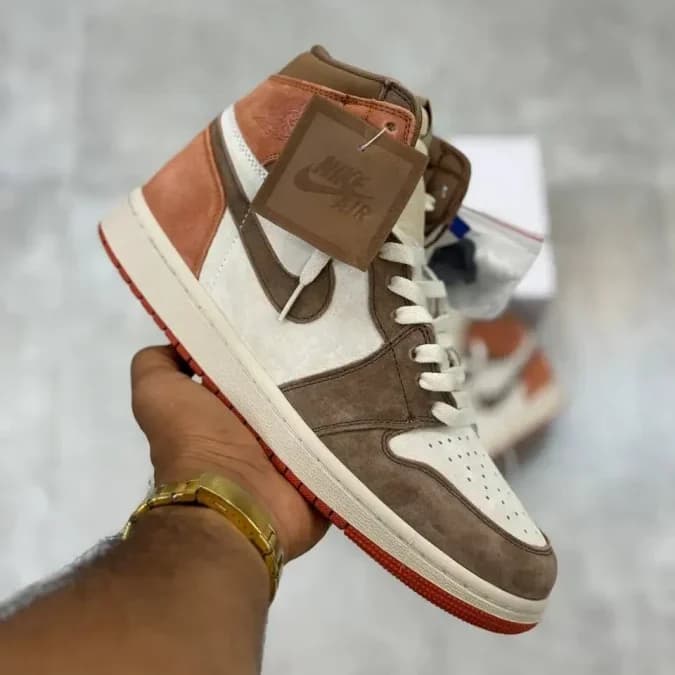 جردن وان ساقدار داستد کلی مستر کوالیتی وارداتی | Air Jordan 1 High Dusted Clay