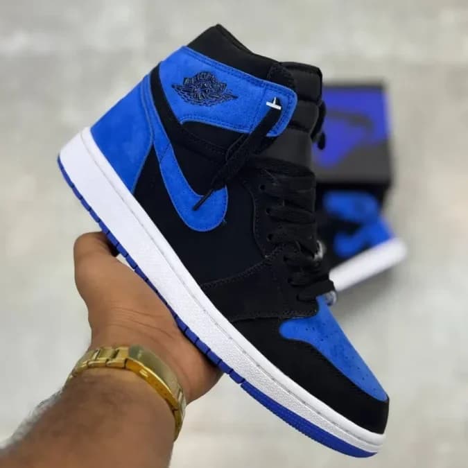 کفش جردن وان ساقدار رویال ری ایمجند مستر کوالیتی | Jordan 1 High royal