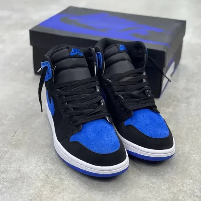 کفش جردن وان ساقدار رویال ری ایمجند مستر کوالیتی | Jordan 1 High royal — تصویر ۳