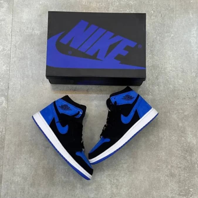 کفش جردن وان ساقدار رویال ری ایمجند مستر کوالیتی | Jordan 1 High royal — تصویر ۴