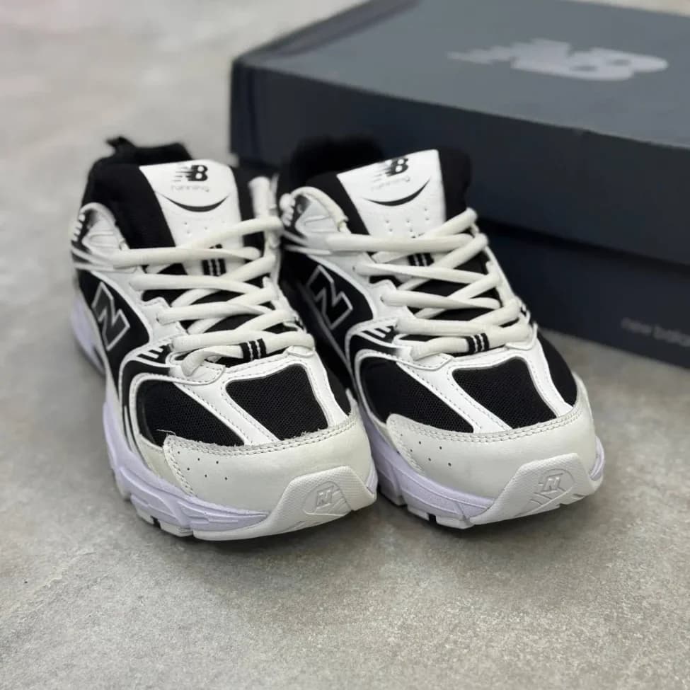 کفش نیوبالانس 530 سفید مشکی مستر کوالیتی | New Balance 530 — تصویر ۳