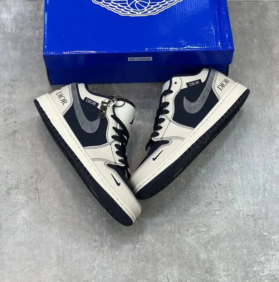 کفش جردن وان لو دیور مستر کوالیتی | Jordan 1 Low Dior — تصویر ۲
