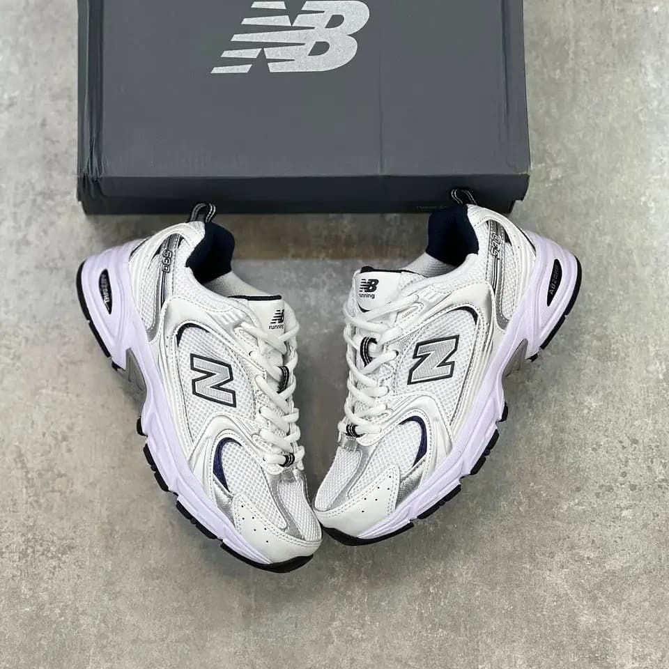 کفش نیو بالانس 530 سفید سرمه ای مستر کوالیتی | New Balance 530 — تصویر ۲