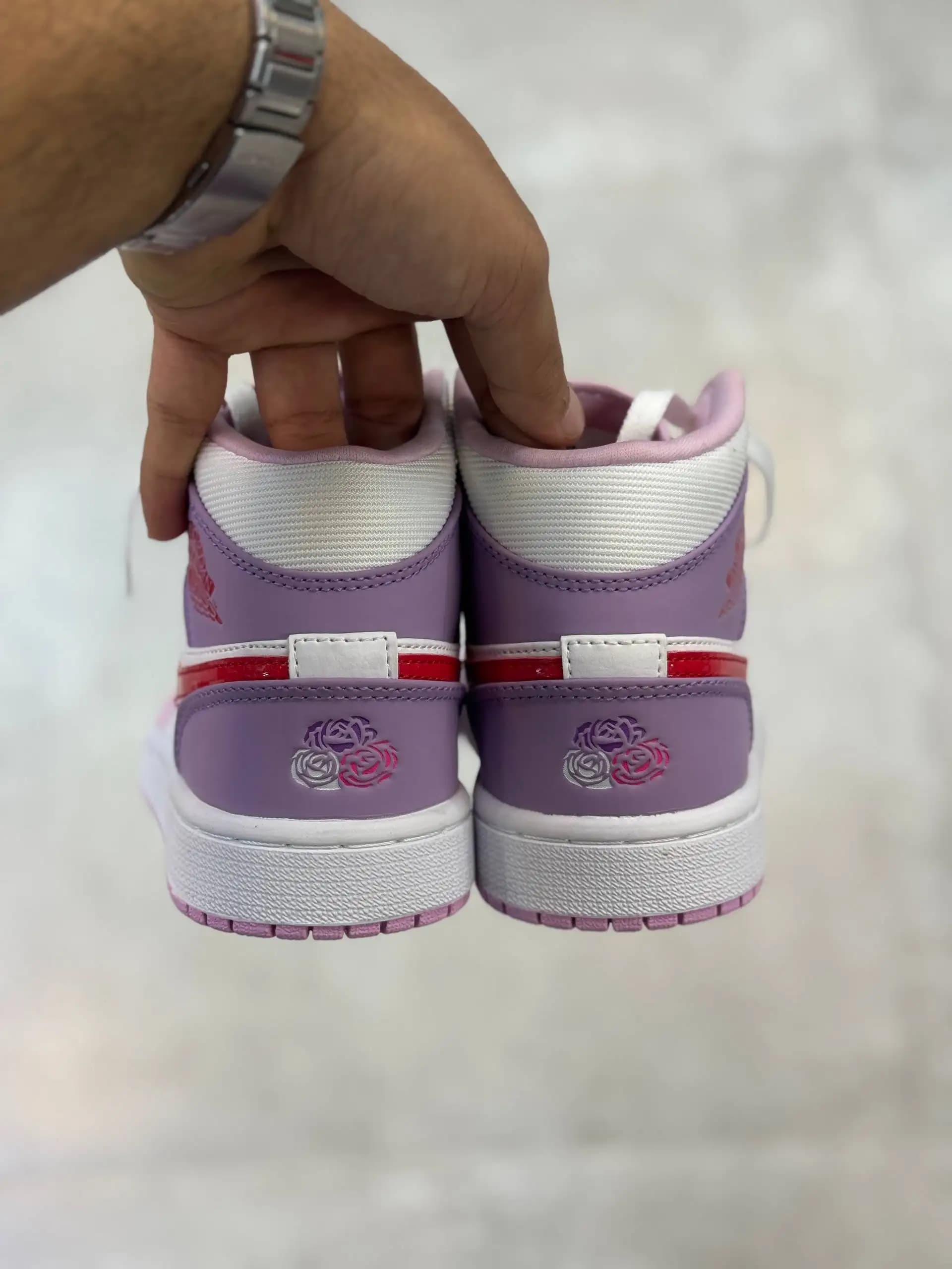 کفش جردن وان ساقدار صورتی مستر کوالیتی | Air Jordan 1 High Pink — تصویر ۴