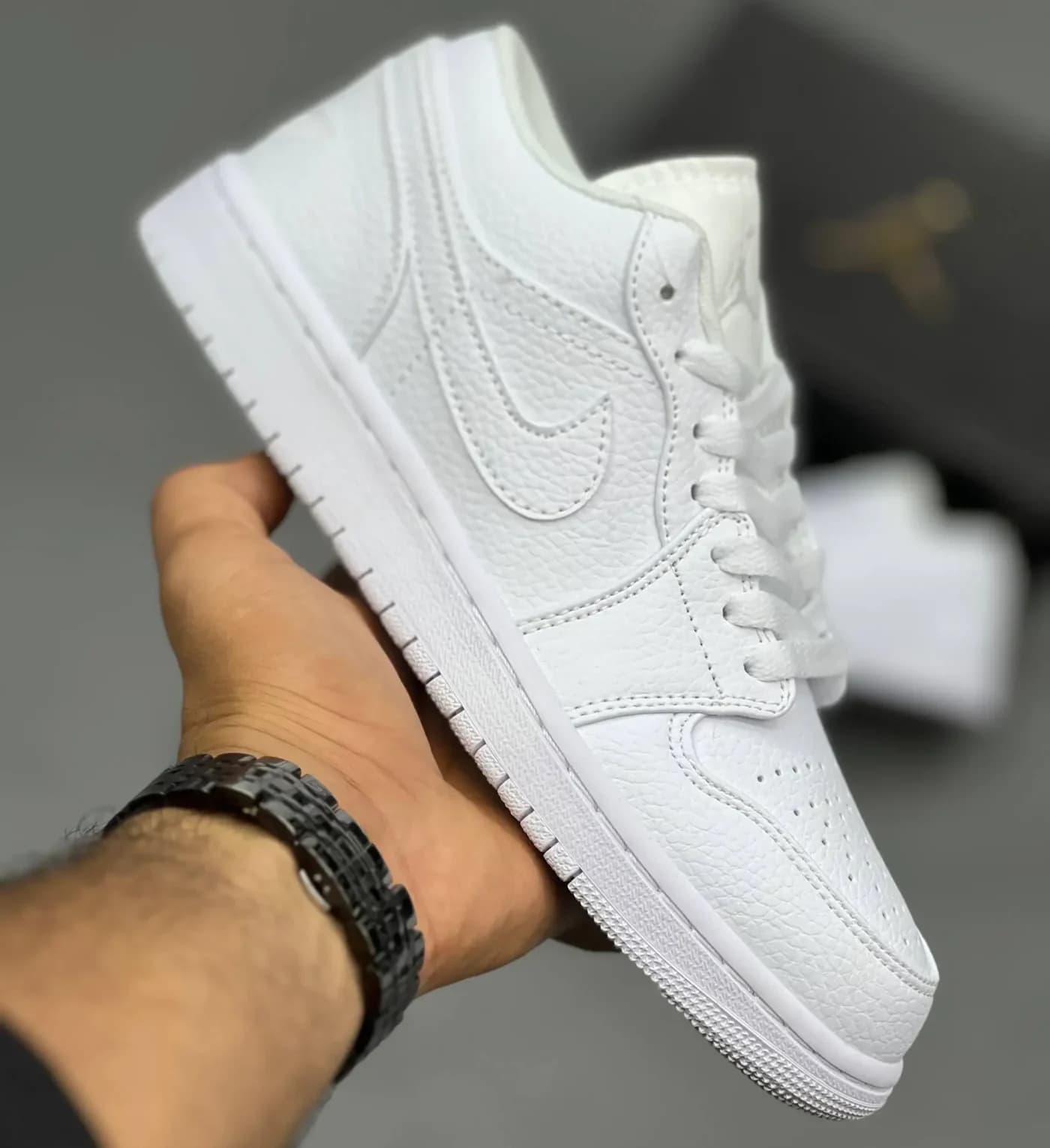 جردن وان لو تمام سفید | Jordan 1 Low White