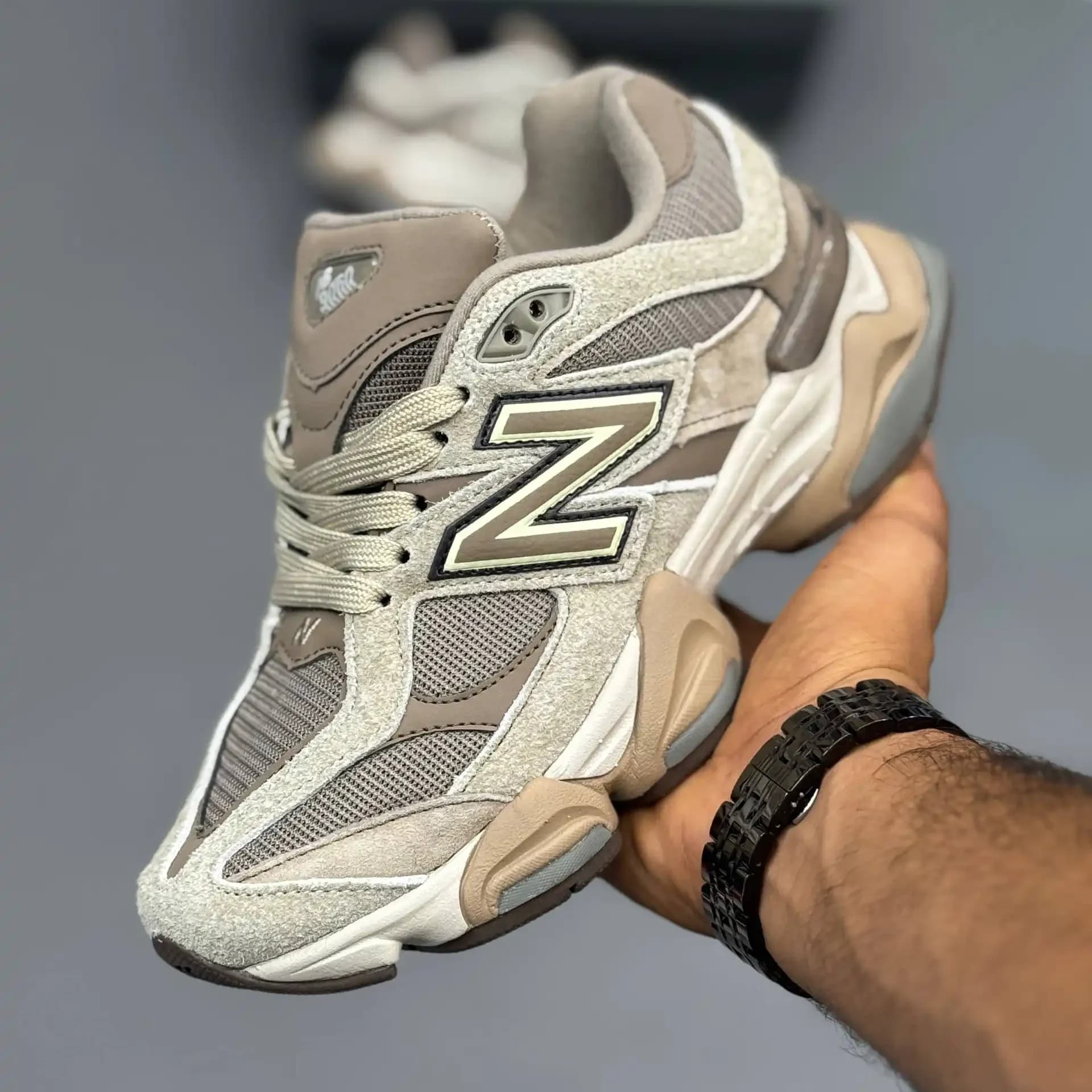 کفش نیو بالانس 9060 رنگ کرم خاکی | New Balance 9060