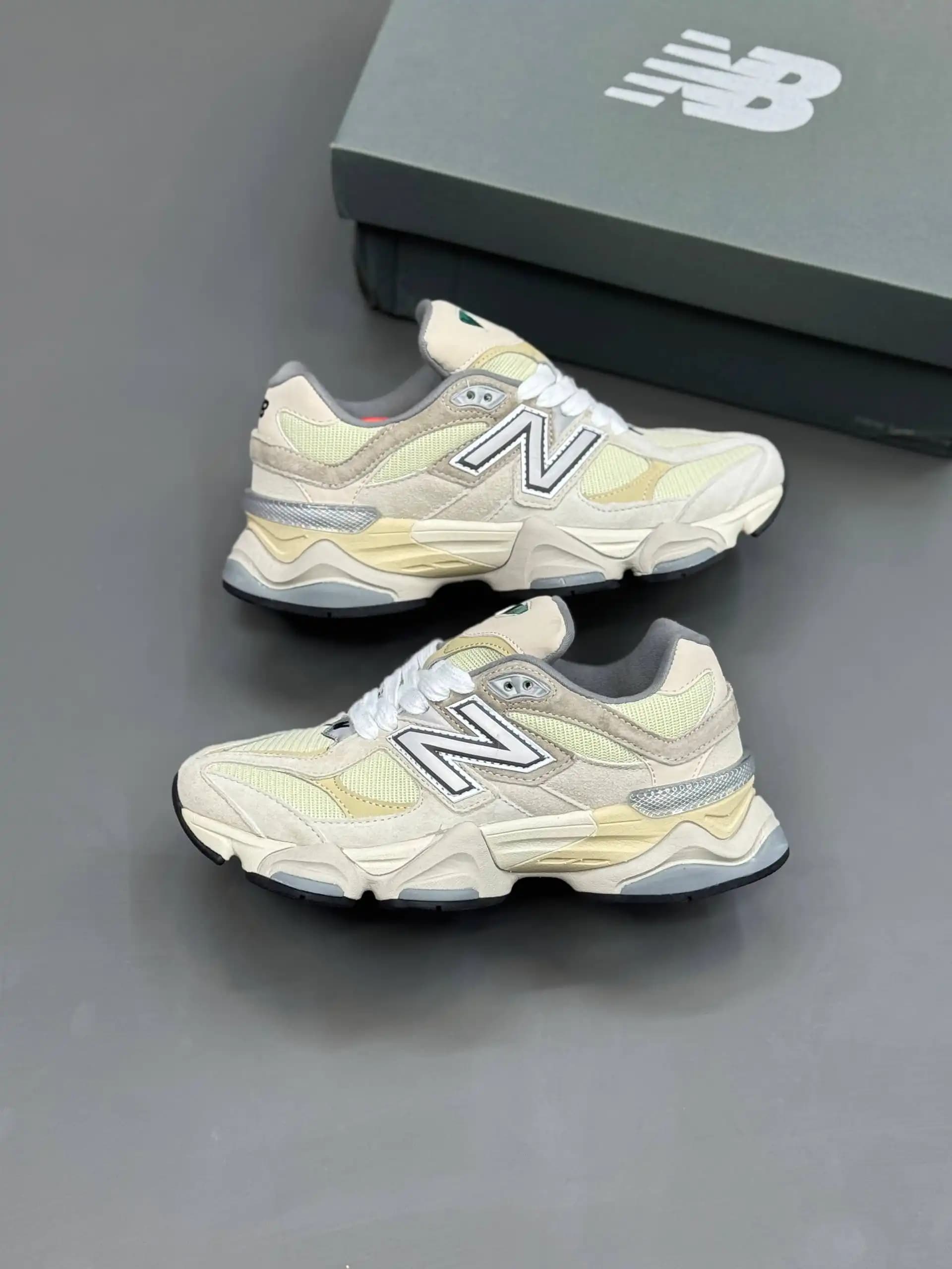 کفش نیو بالانس 9060 رنگ کرم روشن | New Balance 9060 — تصویر ۳