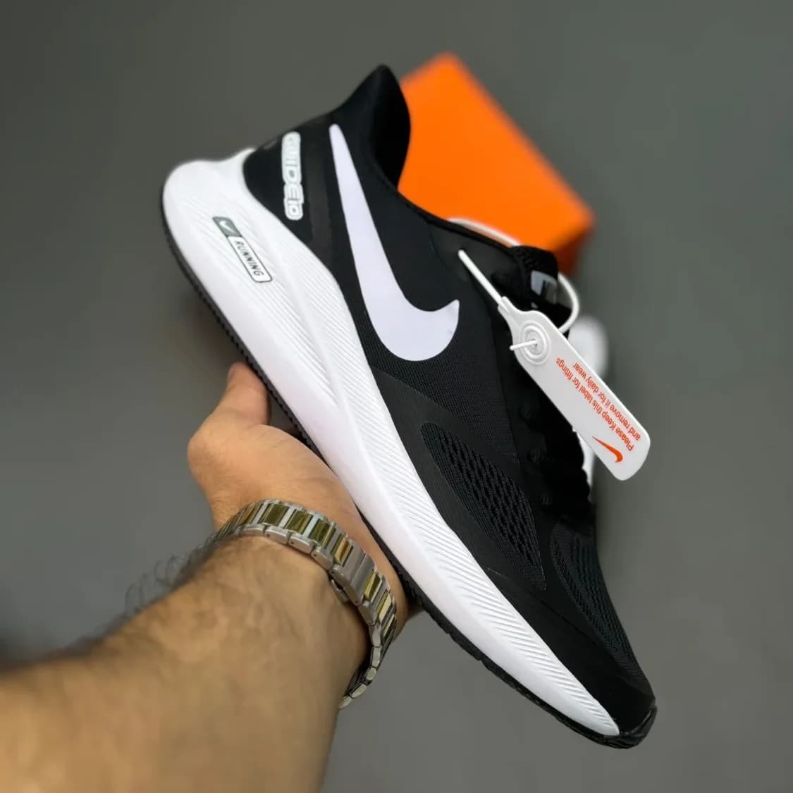 کفش نایک گاید 10 مشکی سفید مستر کوالیتی وارداتی | Nike Guide 10 Black White Master Quality