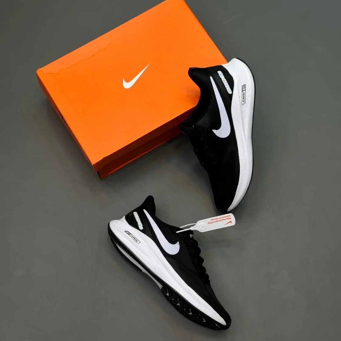 کفش نایک گاید 10 مشکی سفید مستر کوالیتی وارداتی | Nike Guide 10 Black White Master Quality — تصویر ۳