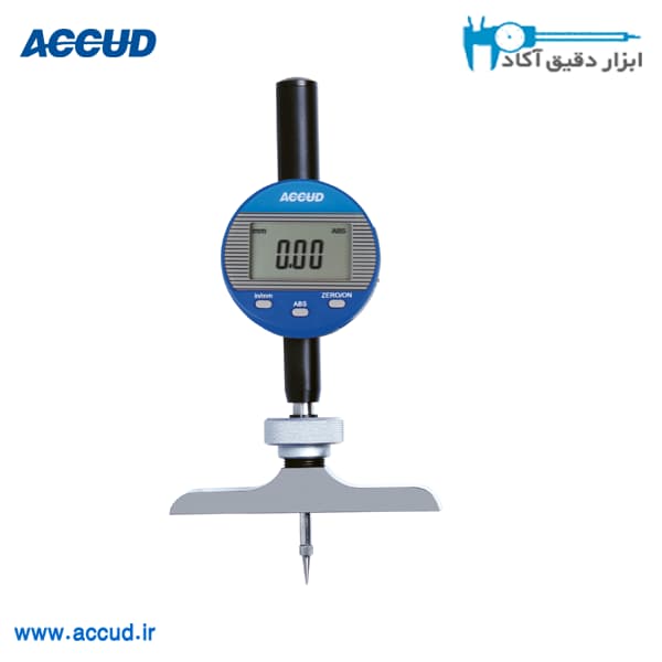 پیت گیج (depth)دیجیتال سوزنی دقت0.01 Accud (اکود با گارانتی شرکتی) مدل 293-300-12