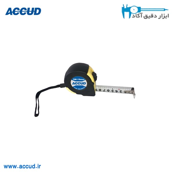 متر فلزی نواری 5 متری Accud (اکود با گارانتی شرکتی) مدل 989-005-01