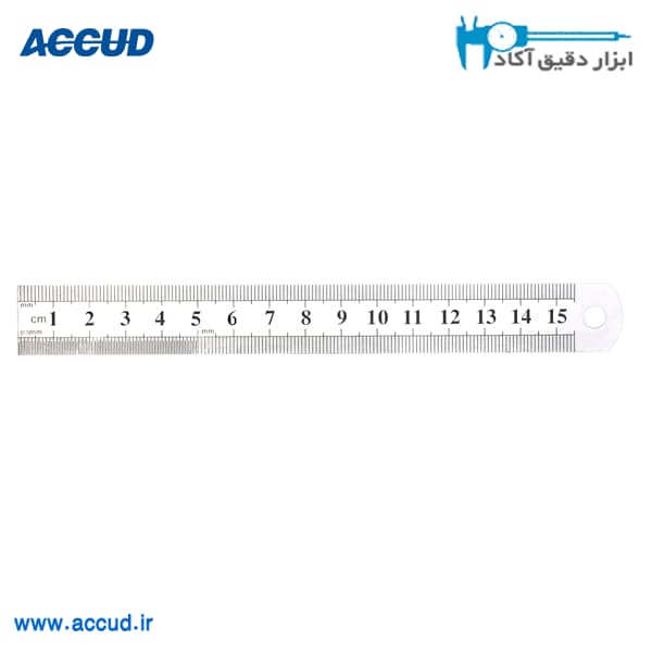 خط کش فلزی Accud (اکود با گارانتی شرکتی) مدل 990