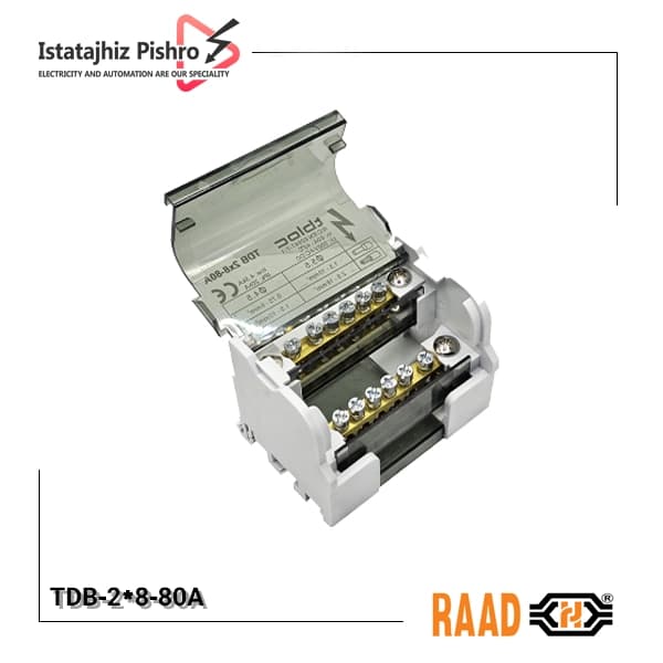 ترمینال توزیع رعد TDB-2*8-80A — تصویر ۲