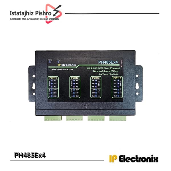 مبدل سریال RS485 و RS422 به اترنت مدل PH485Ex4 — تصویر ۳
