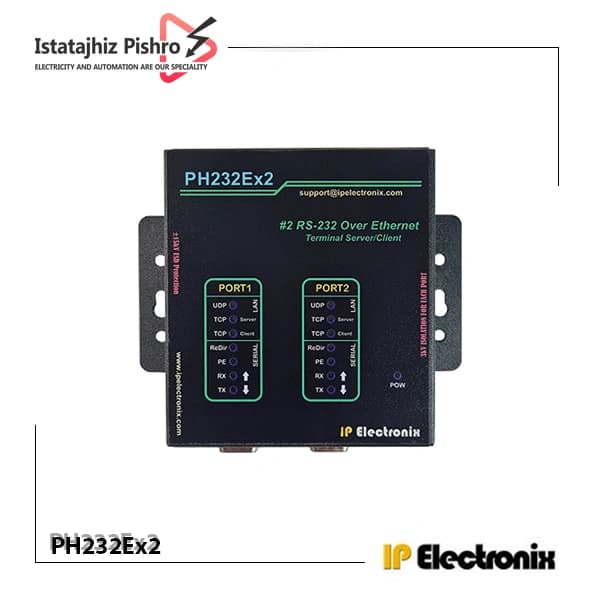 مبدل سریال RS232 به اترنت مدل PH232Ex2