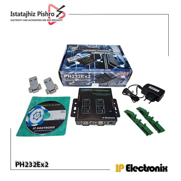مبدل سریال RS232 به اترنت مدل PH232Ex2 — تصویر ۸