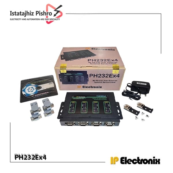 مبدل سریال RS232 به اترنت مدل PH232Ex4 — تصویر ۸