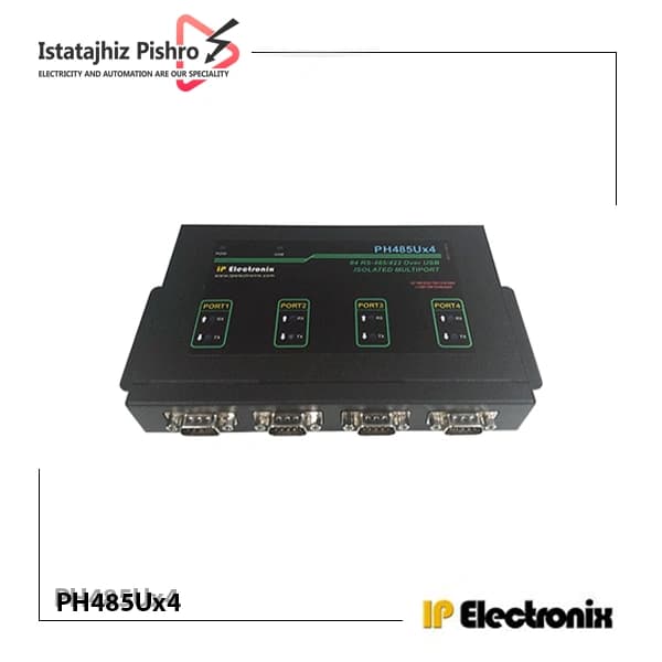 مبدل USB به سریال RS485 و RS422 مدل PH485Ux4 — تصویر ۳