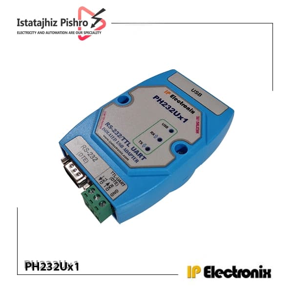 مبدل USB به سریال RS232 تک پورته مدل PH232Ux1 — تصویر ۳
